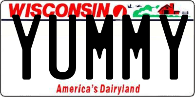 WI license plate YUMMY