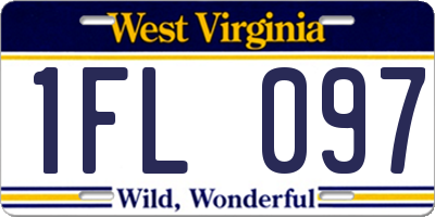 WV license plate 1FL097