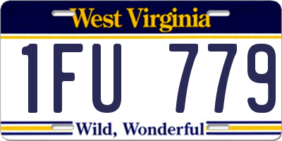 WV license plate 1FU779