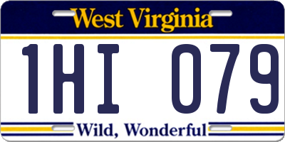 WV license plate 1HI079
