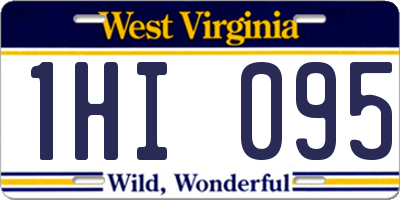 WV license plate 1HI095