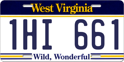 WV license plate 1HI661