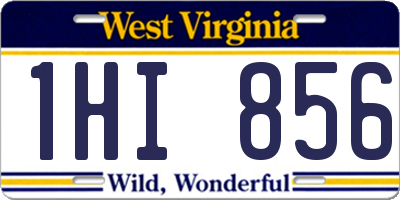 WV license plate 1HI856