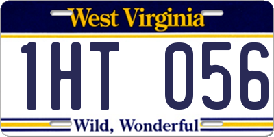 WV license plate 1HT056