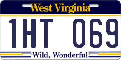 WV license plate 1HT069