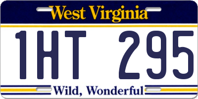 WV license plate 1HT295