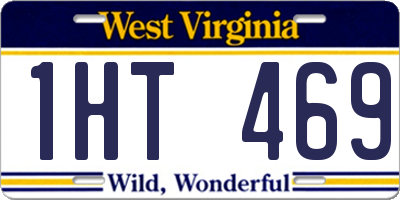 WV license plate 1HT469