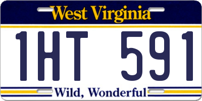 WV license plate 1HT591