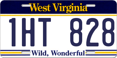 WV license plate 1HT828
