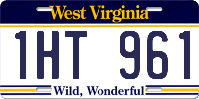 WV license plate 1HT961