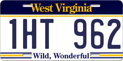 WV license plate 1HT962