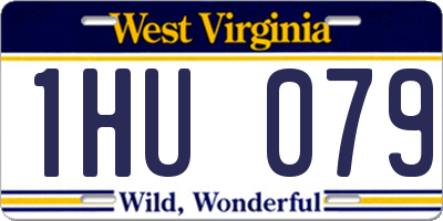 WV license plate 1HU079