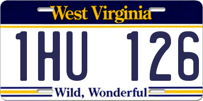 WV license plate 1HU126