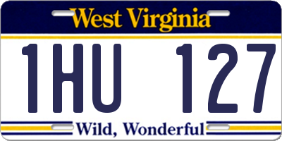 WV license plate 1HU127