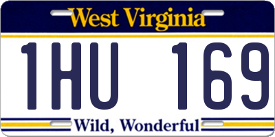 WV license plate 1HU169