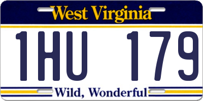 WV license plate 1HU179