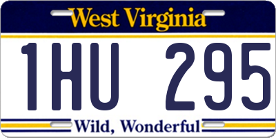 WV license plate 1HU295