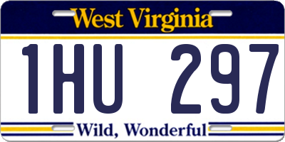 WV license plate 1HU297