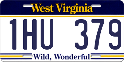 WV license plate 1HU379