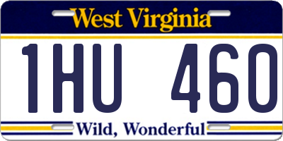 WV license plate 1HU460