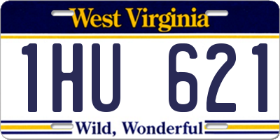 WV license plate 1HU621