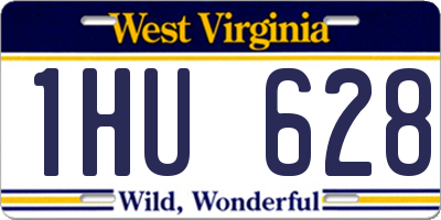 WV license plate 1HU628