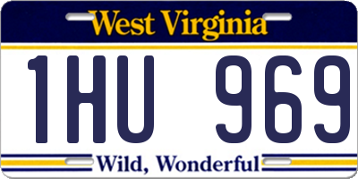 WV license plate 1HU969