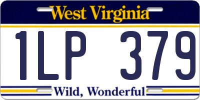 WV license plate 1LP379