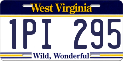 WV license plate 1PI295