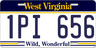 WV license plate 1PI656
