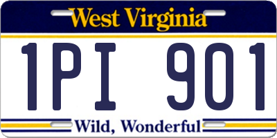 WV license plate 1PI901