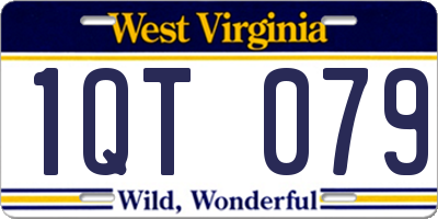 WV license plate 1QT079