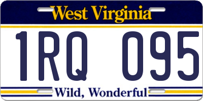 WV license plate 1RQ095