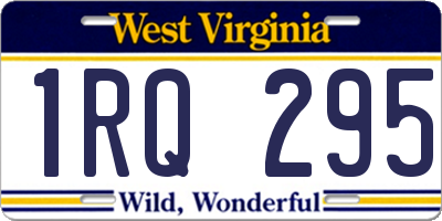 WV license plate 1RQ295