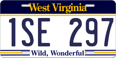 WV license plate 1SE297