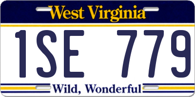 WV license plate 1SE779