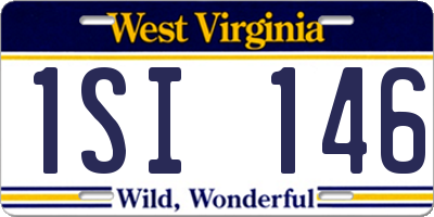 WV license plate 1SI146