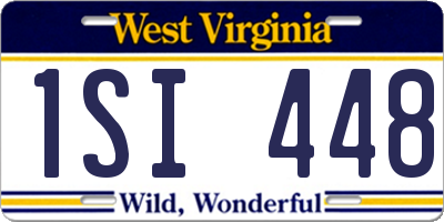 WV license plate 1SI448