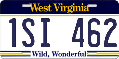 WV license plate 1SI462