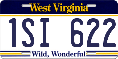 WV license plate 1SI622
