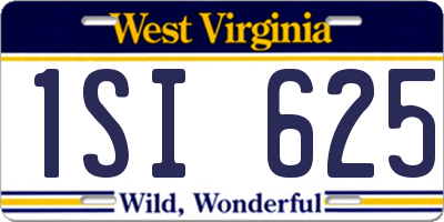 WV license plate 1SI625