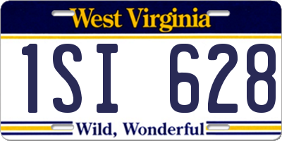 WV license plate 1SI628