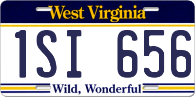WV license plate 1SI656