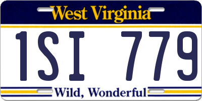 WV license plate 1SI779