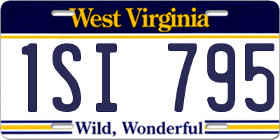 WV license plate 1SI795