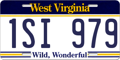 WV license plate 1SI979