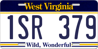 WV license plate 1SR379