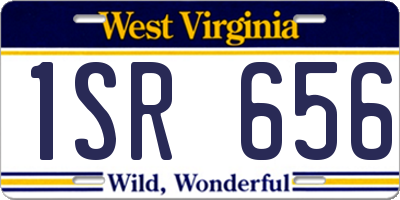 WV license plate 1SR656