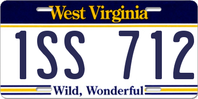 WV license plate 1SS712