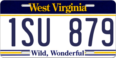 WV license plate 1SU879
